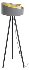 Lampadar GALAXY 1xE27/60W/230V gri/negru