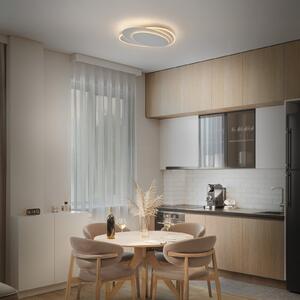 OSRAM Plafonieră LED ORBIS LAYERS, albă, 49 x 36 cm, CCT, reglabil, Alb, Camera de zi / sufragerie, Metal, Modern