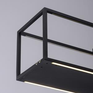Lampă suspendată de design neagră, inclusiv LED cu dimmer tactil - Jitske