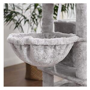 Copac pentru pisici, Feandrea, PCT98W, Gri, 55 x 40 x 164 cm