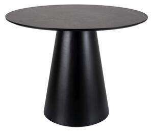 Masa rotunda pentru dining ANGEL 100x100 cm, decor marmura gri