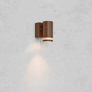 Markslöjd Lumină LED pentru exterior Luno, maro, 1 bec, IP65, dimabil., reglabil, Maro / Rugină, Aluminiu, Scandinavă
