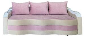 Canapea Extensibila Simona, 225x74x100 Cm, Gri, Crem