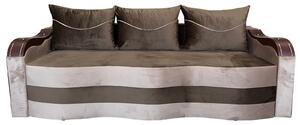 Canapea Extensibila Simona, 225x74x100 Cm, Gri, Crem