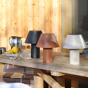 Markslöjd Lampa de masă solară cu LED Vivo, gri, IP44, înălțime 30 cm, dimabilă., reglabil, Gri, Metal, Scandinavă