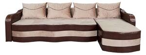 Coltar Extensibil Simona, 300X145X70 Cm, Verde, Alb