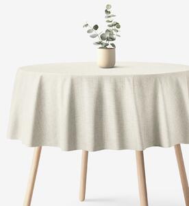 Goldea față de masă 100% bumbac - model striat - rotundă Ø 140 cm