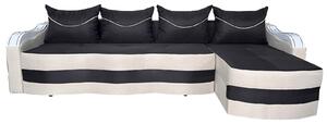 Coltar Extensibil Simona, 300X145X70 Cm, Verde, Alb