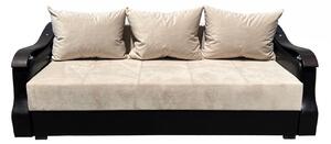 Canapea Extensibila Dana, 220x100x75 Cm, Velvet Gri