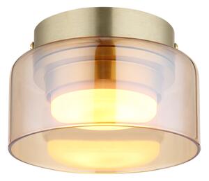 Plafonieră LED Globo 16055DG HIGGINS 1xGX53/6W/230V d. 13 cm maro