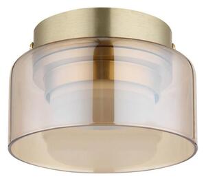 Plafonieră LED Globo 16055DG HIGGINS 1xGX53/6W/230V d. 13 cm maro
