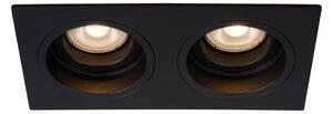 Spot EMBED 2xGU10/50W/230V negru Lucide 22959/02/30