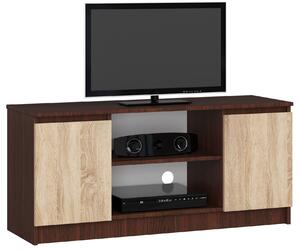 Măsuță TV Darian (wenge + Stejar sonoma). Promo -14%. 1069383