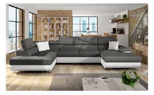 Colțar în formă de U Alphard Bis (S) (piele ecologică soft 017 + lux 06 + piele ecologică soft 017). 1051161