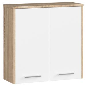 Dulap de baie suspendat Farid TYP5 (Stejar sonoma + Alb). Promo -19%. 1069548