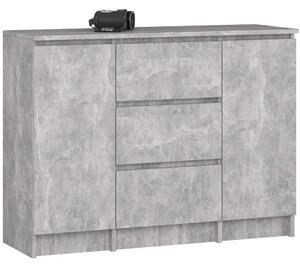 Comodă Kalista VI (beton). Promo -17%. 1128638