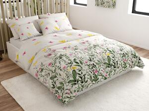 Lenjerie de pat din bumbac SUMMER MEADOW alba Dimensiune lenjerie de pat: 70 x 90 cm | 140 x 200 cm