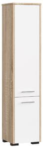 Dulap de baie Farid TYP4 (Stejar sonoma + Alb). Promo -17%. 1069758