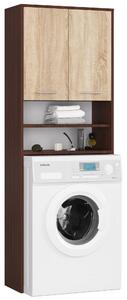 Dulap deasupra mașinii de spălat Farid TYP5 (wenge + Stejar sonoma). Promo -18%. 1069760