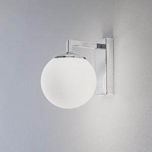Argon Aplică de perete LED Aseor, sticlă, crom, reglabil, Metalic, Camera de zi / sufragerie, Metal, Modern