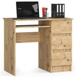 Masă PC Benicio (Stejar artisan) (D). Promo -22%. 1070952