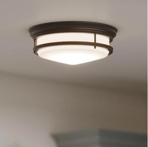 Plafonieră de baie HADLEY Hinkley HK-HADLEY-F-OZ, 3x E27/40W/230V, IP44, bronz
