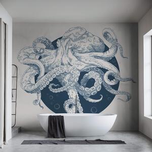 Fototapet Desenul unei caracatițe, Fototapet mare, Fototapet populare, t00010 - Tapeko.ro