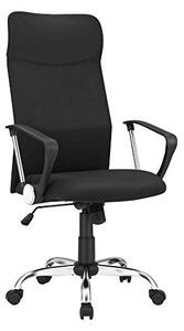 Scaun de birou, Songmics, Negru, OBN034B01, 120Kg, 79 x 50 x 12 cm