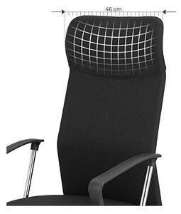 Scaun de birou, Songmics, Negru, OBN034B01, 120Kg, 79 x 50 x 12 cm