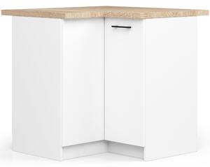 Dulap inferior de bucătărie de colț Ozara S90 90 (alb). Promo -17%. 1069131