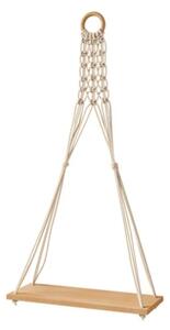 Polita de perete MACRAME 30x59,5 cm, bej
