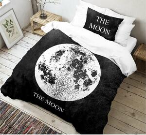 Lenjerie bumbac Kvalitex Moon 3D, 140 x 200 cm, 70 x 90 cm