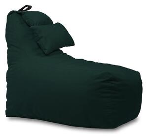 Fotoliu puf, Pufrelax Miraggio, perna inclusa, Material Impermeabil - Verde inchis