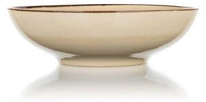 Farfurie adâncă Banquet PALAS, 18 cm, crem
