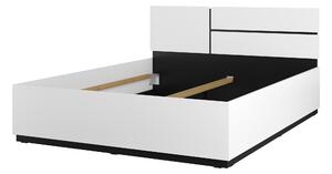 Z0ND0 Pat matrimonial 160 cm Crossroad S31 (alb + negru). 1118238
