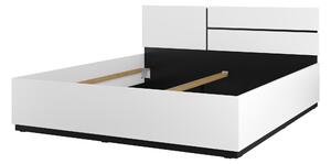 Z0ND0 Pat matrimonial 180 cm Crossroad S32 (alb + negru). 1118239