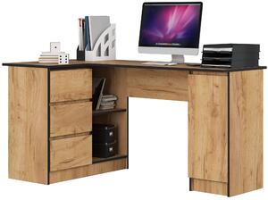 Masă PC de colț Bienvenida (stejar craft) (S). Promo -22%. 1117074