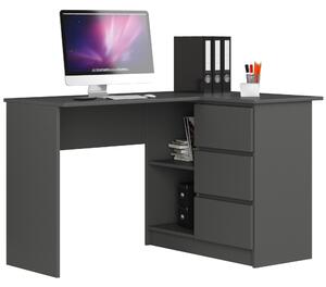 Masă PC de colț Balcon (grafit) (D). Promo -12%. 1117082