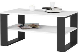 Măsuță de cafea Aislan (alb + negru). Promo -21%. 1117127