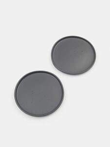 Sinsay - Set de 2 farfurii - negru