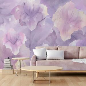 Fototapet Șoapte de frumusețe florală pastelată, Fototapet acuarelă, Fototapet populare, t00271 - Tapeko.ro