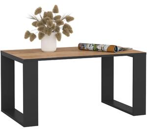 Măsuță de cafea Necesito (stejar craft + negru). Promo -12%. 1117139