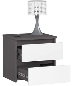 Comodă Cipriano CL2 (stejar artisan + alb). Promo -20%. 1117464