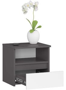 Noptieră Cincuenta (grafit + alb). Promo -11%. 1117470