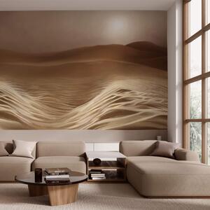 Fototapet Deșert cu valuri și soare, Fototapet natură, Fototapet populare, t00310 - Tapeko.ro