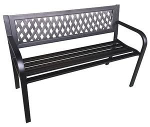 Bancă de grădină Kilometros (negru). Promo -20%. 1117491