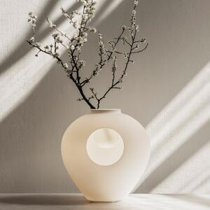 Foscarini Madre LED lampă de masă din sticlă cu dimmer, reglabil, Alb, Camera de zi / sufragerie, Sticlă, Design