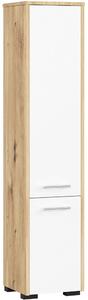 Dulap bucătărie Fulgor 2D 140 (stejar artisan + alb). Promo -12%. 1117565