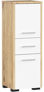 Dulap bucătărie Fulgor 2D 1SZ (stejar artisan + alb). Promo -13%. 1117563