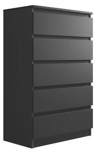 Comodă Comfivo Structor IV, Negru, PAL laminat, 112x70x40cm, 30 kg